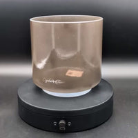 Crystal Tones 6" Charcoal Quartz Crystal Singing Bowl (B4-20)