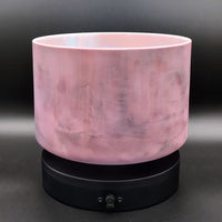 Crystal Tones 9" Kunzite Quartz Crystal Singing Bowl (D4+15)