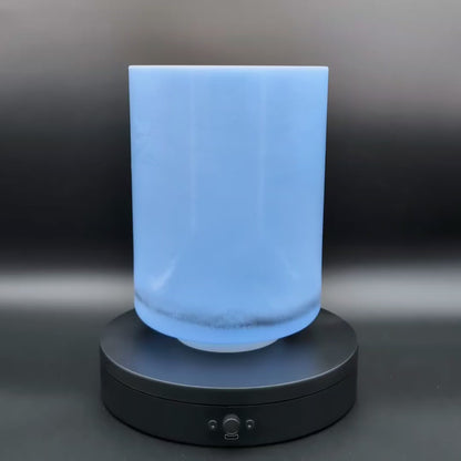 Crystal Tones 6" Egyptian Blue Quartz Crystal Singing Bowl (G#4+15)