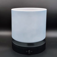 Crystal Tones 8" Zeal Point Quartz Crystal Singing Bowl (E4-40)