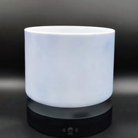 Crystal Tones 8" Ocean Indium Quartz Crystal Singing Bowl (F4+20)