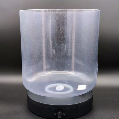 Crystal Tones 9" Androgynous Indium Quartz Crystal Singing Bowl (F3+15)