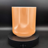 Crystal Tones 6" Laughing Buddha Quartz Crystal Singing Bowl (A#4+0)