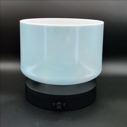 Crystal Tones 9" Ocean Gold Clear Quartz Crystal Singing Bowl (C#+45)