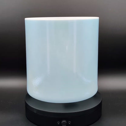 Crystal Tones 8" Ocean Gold Quartz Crystal Singing Bowl (D#4+0)