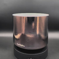 Crystal Tones 8" Tibetan Quartz Copper Singing Bowl (D4+45)