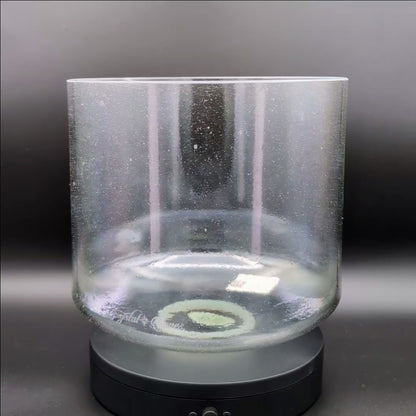 Crystal Tones 9" Sage Aura Gold Quartz Crystal Singing Bowl (A3+20)