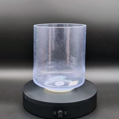 Crystal Tones 6" Androgynous Indium Quartz Crystal Singing Bowl (A#4+15)