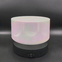 Crystal Tones 9" Mother of Platinum Singing Bowl (E4+20)