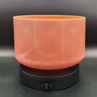 Crystal Tones 9" Monroe Utah Hot Springs Quartz Crystal Singing Bowl (C4+35)