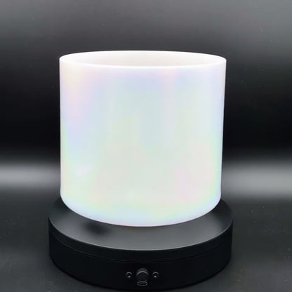 Crystal Tones 7" Mother of Platinum Quartz Crystal Singing Bowl (G4-45)