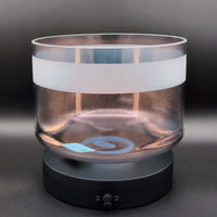 Crystal Tones 9" Tibetan Quartz Copper Quartz Crystal Singing Bowl (C4+40)