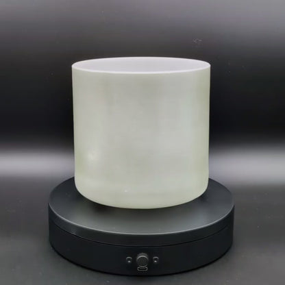 Crystal Tones 6" Sage Forest Gold Quartz Crystal Singing Bowl (C5-15)