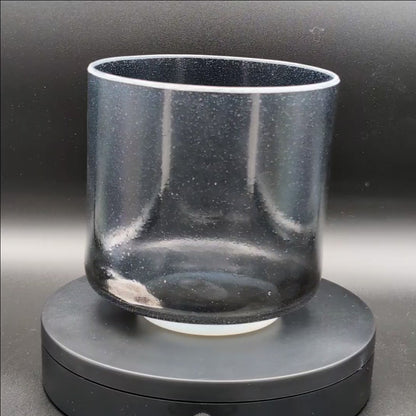 Crystal Tones 6" Shungite Clear Quartz Crystal Singing Bowl (B+20)