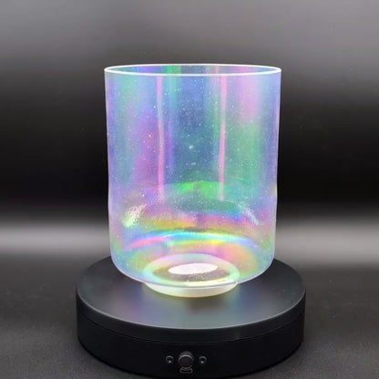 Crystal Tones 6" Platinum Quartz Crystal Singing Bowl (D#4-20)
