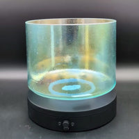 Crystal Tones 8" Aqua Aura Gold Quartz Crystal Singing Bowl (E4-15)