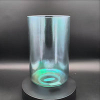 Crystal Tones 6" Tall Aqua Aura Gold Singing Bowl (A#4-40)