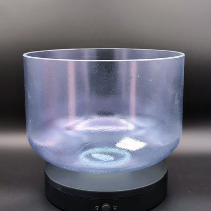 Crystal Tones 10" Androgynous Indium Quartz Crystal Singing Bowl (A#3+0)