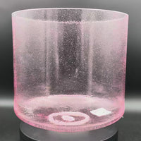 Crystal Tones 9" Pink Aura Gold Singing Bowl (B3-15)