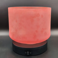 Crystal Tones 9" Pink Himalayan Salt Quartz Crystal Singing Bowl (G#3-20)