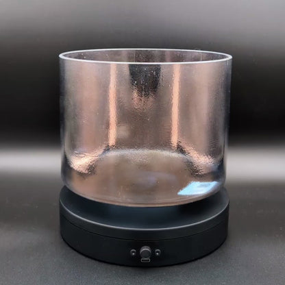 Crystal Tones 8" Tibetan Quartz Copper Quartz Crystal Singing Bowl (E4+0)