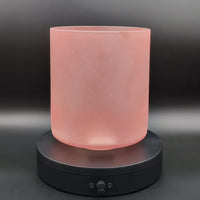 Crystal Tones 6" Pink Himalayan Salt Quartz Crystal Singing Bowl (A4+15)
