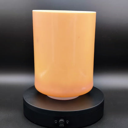 Crystal Tones 6" Sedona Red Rock Clear Quartz Crystal Singing Bowl (D#+30)