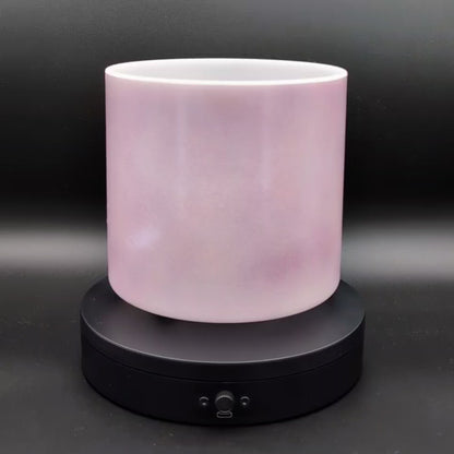 Crystal Tones 7" Lavender Sunset Gold Quartz Crystal Singing Bowl (A4-30)