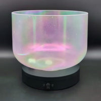 Crystal Tones 10" Platinum Quartz Crystal Singing Bowl (A#3+15)
