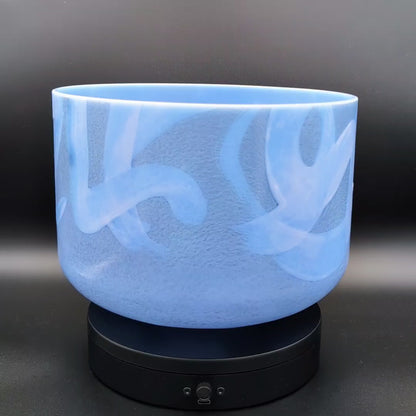 Crystal Tones 10" Lapis Lazuli Quartz Crystal Singing Bowl (B3+30)