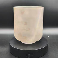 Crystal Tones 6" Charcoal Quartz Crystal Singing Bowl (F4+15)