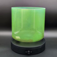 Crystal Tones 8" Chrysoprase Quartz Crystal Singing Bowl (G#4-15)