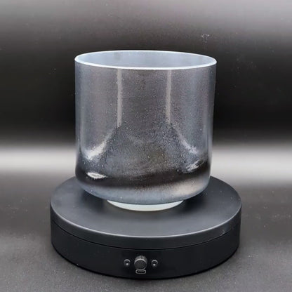 Crystal Tones 6" Shungite Clear Quartz Crystal Singing Bowl (C+15)