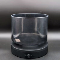 Crystal Tones 8" Shungite Clear Quartz Crystal Singing Bowl (G4+30)