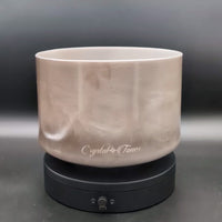 Crystal Tones 9" Charcoal Quartz Crystal Singing Bowl (D#4+30)