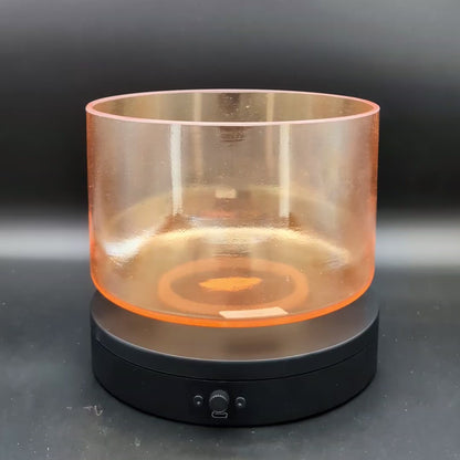 Crystal Tones 8" Grandmother Quartz Crystal Singing Bowl (F#4-15)