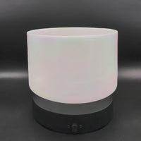 Crystal Tones 9" Mother of Platinum Singing Bowl (D4-40)