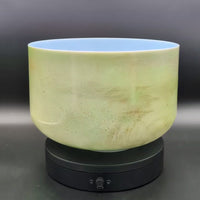 Crystal Tones 10" Mt Shasta Serpentine Quartz Crystal Singing Bowl (G#3+30)