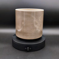 Crystal Tones 7" Charcoal Clear Quartz Crystal Singing Bowl (A#4-25)