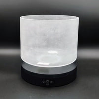 Crystal Tones 8" Great Salt Lake Clear Crystal Singing Bowl (F4-40)