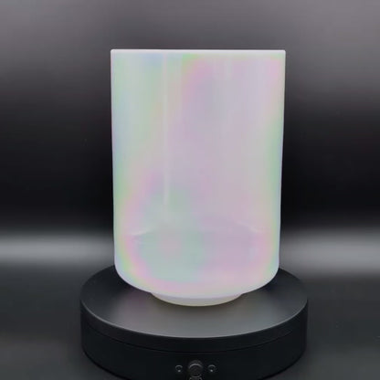 Crystal Tones 6" Mother of Platinum Quartz Crystal Singing Bowl (F#4+30)