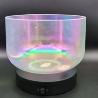 Crystal Tones 10" Platinum Quartz Crystal Singing Bowl (B3+0)